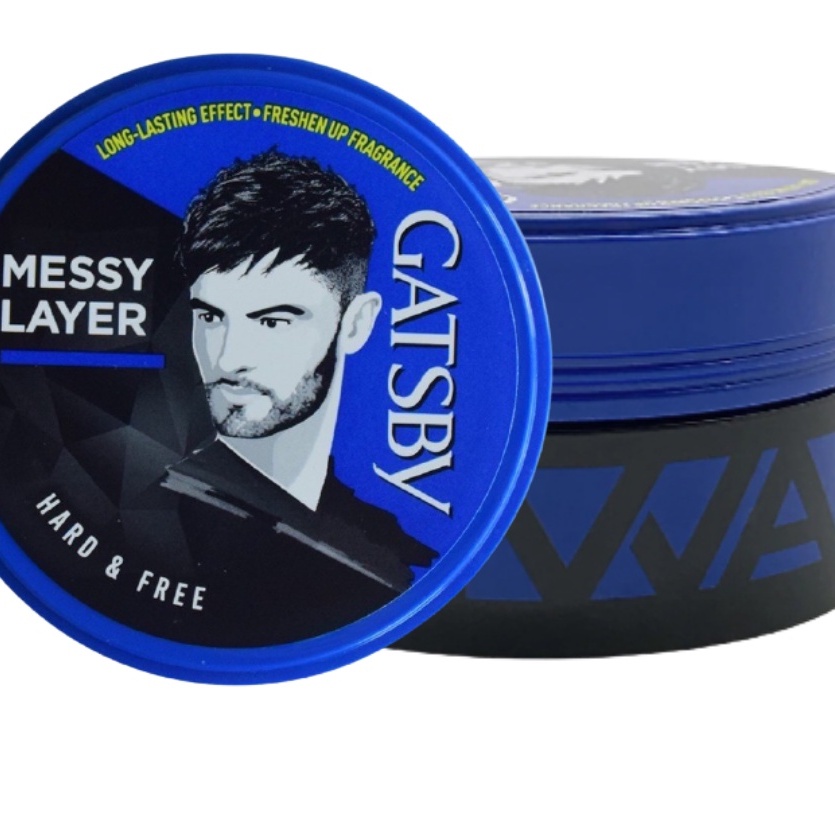 Sáp vuốt tóc nam GATSBY MESSY SCRUNCH LAYERED 75g / Keo vuốt tóc nam