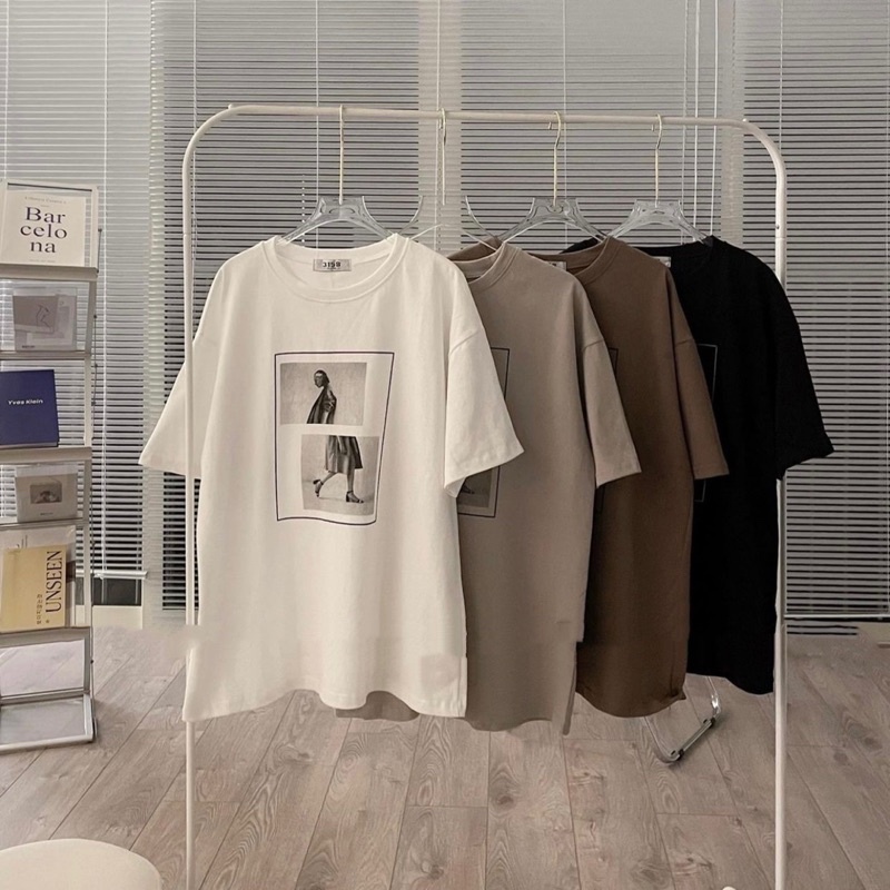 Áo phông nam/nữ nhung tuyết oversize siêu rộng, Áo phông tay lỡ | BigBuy360 - bigbuy360.vn