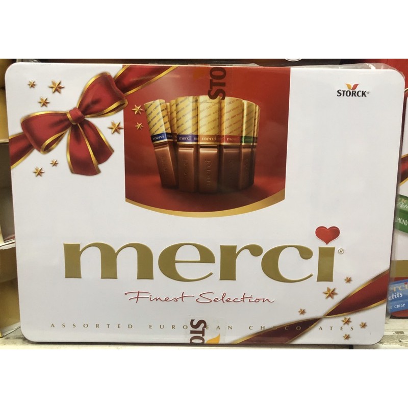 Socola Merci hộp sắt (500g)