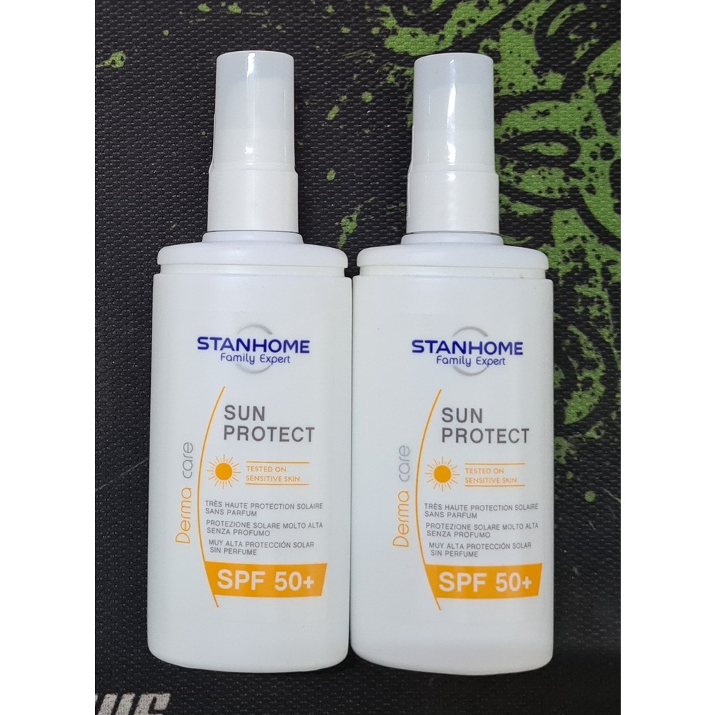 Stanhome Sun Protect SPF 50+ 125ml - Kem chống nắng, dưỡng ẩm cho da nhạy cảm SPF50+