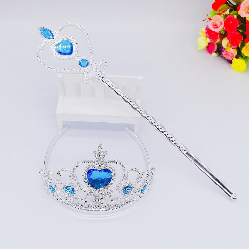 Vương Miện Công Chúa &amp; Đũa Thần cho bé gái - Phụ kiện trang sức cho bé gái