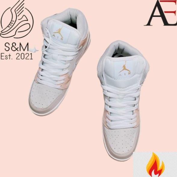 Giày Jordan Cổ Cao, Giày JD1 Milan High Hàng Cao Cấp Full Box Bill -O*dc