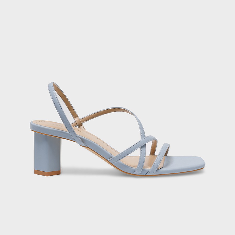 Giày Sandal DILY Phối Dây Thời Trang Gót Vuông 5cm_AA0153