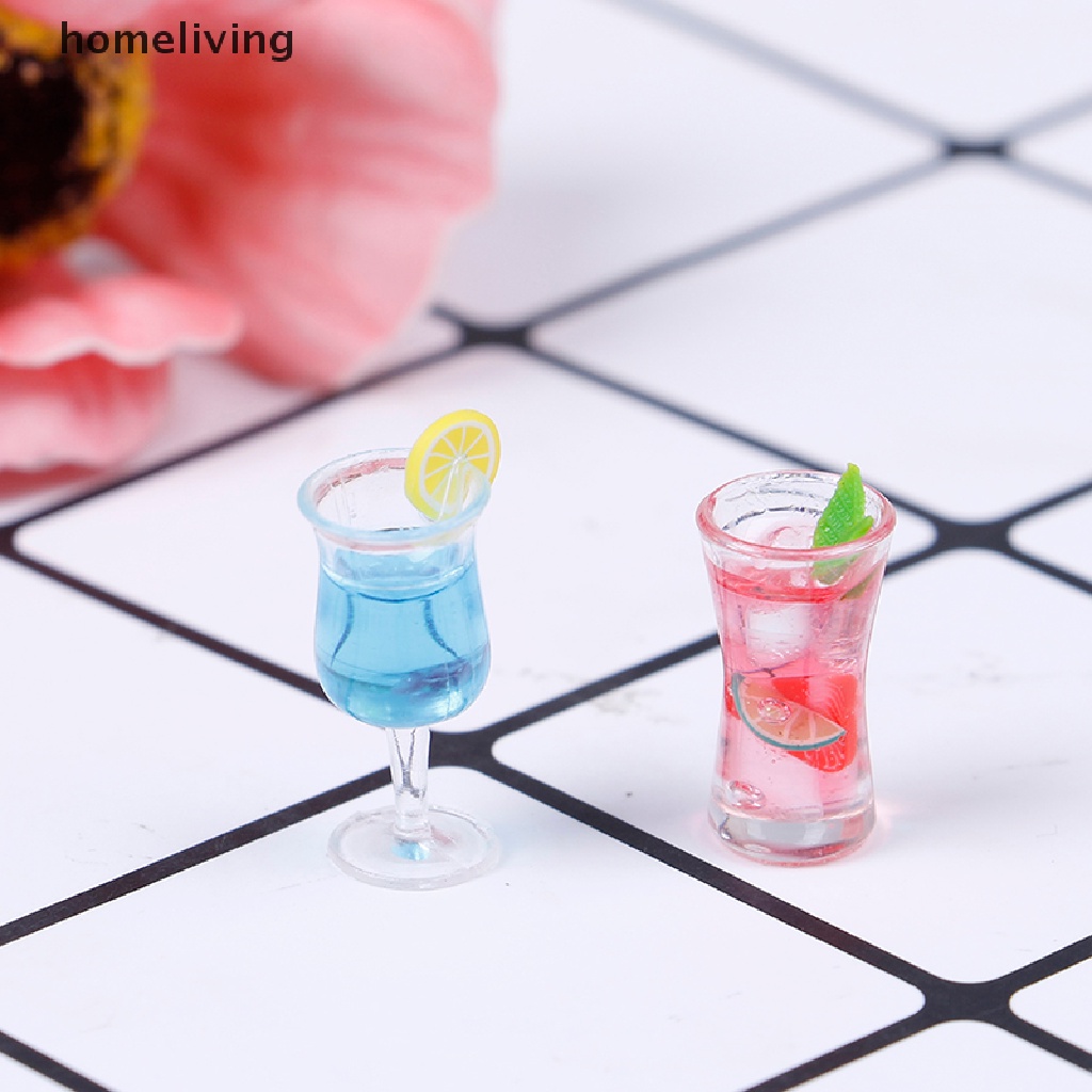 Ly Thủy Tinh Uống Rượu mini Tỉ Lệ 1: 12 Trang Trí Nhà Búp Bê