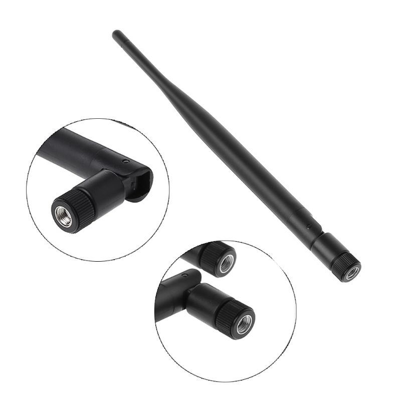 Ăng Ten Băng Tần Kép 6dBi RP-SMA + Đầu Nối 2X30Cm