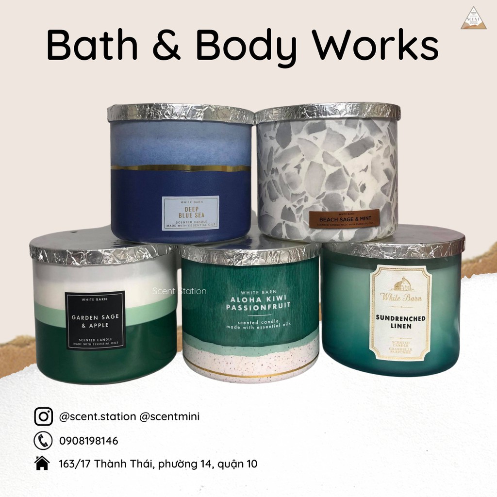 Nến thơm 3 bấc Bath &amp; Body Works 411g