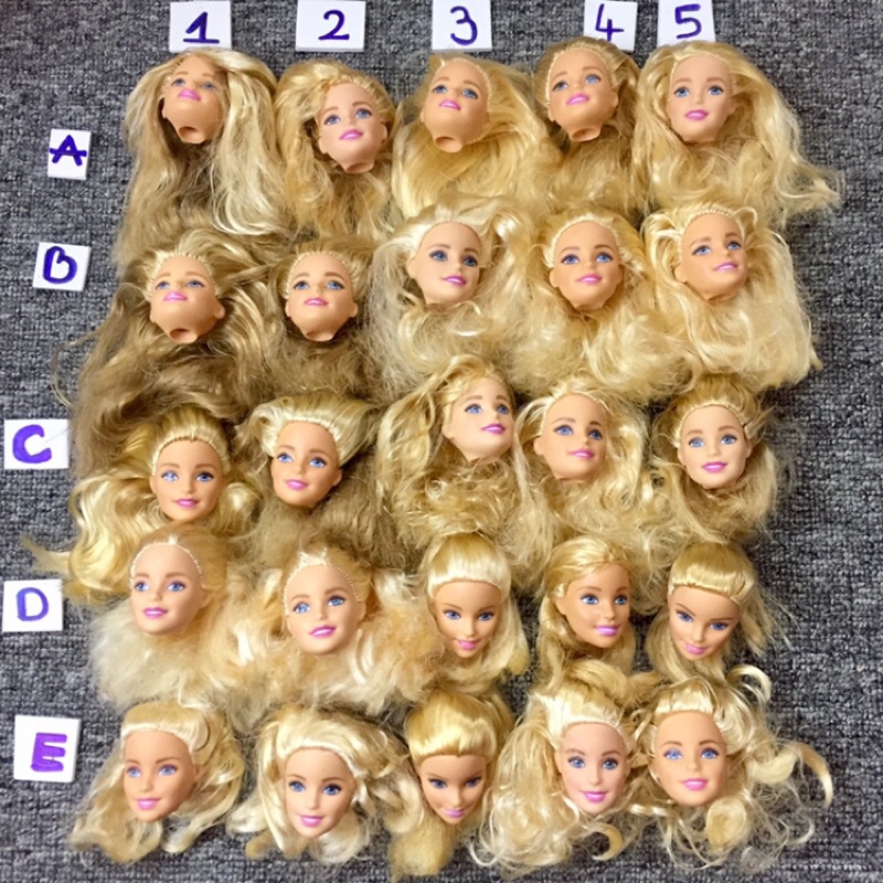 B7B-HEAD ĐẦU BÚP BÊ BARBIE XINH ĐẸP