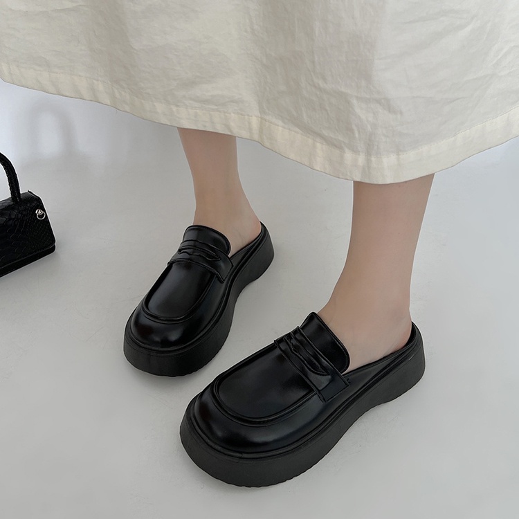 Dép Đế Xuồng Phong Cách Retro Thời Trang 2022 Cho Nữ Size 35-40