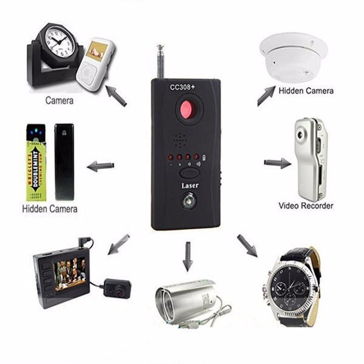 Máy dò thiết bị định vị, camera quay lén, gps, nghe trộm cc308 bằng sóng wifi, sóng điện thoại