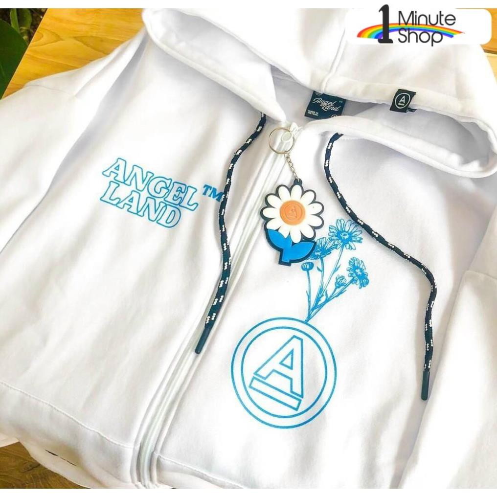 Áo khoác hoodie Chống Nắng cho nam nữ in hình Angle Land, unisex form rộng có dây kéo ulzzang có ảnh thật | BigBuy360 - bigbuy360.vn