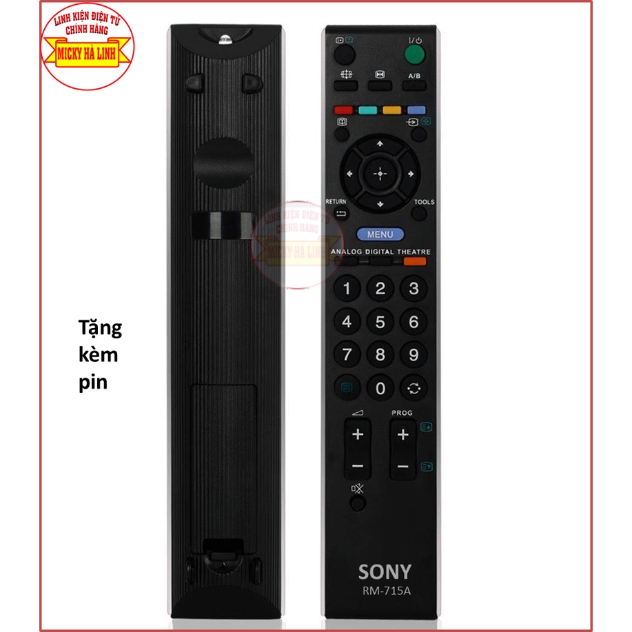 Điều khiển tivi SONY, remote tivi sony dùng được cho tivi hiệu SONY