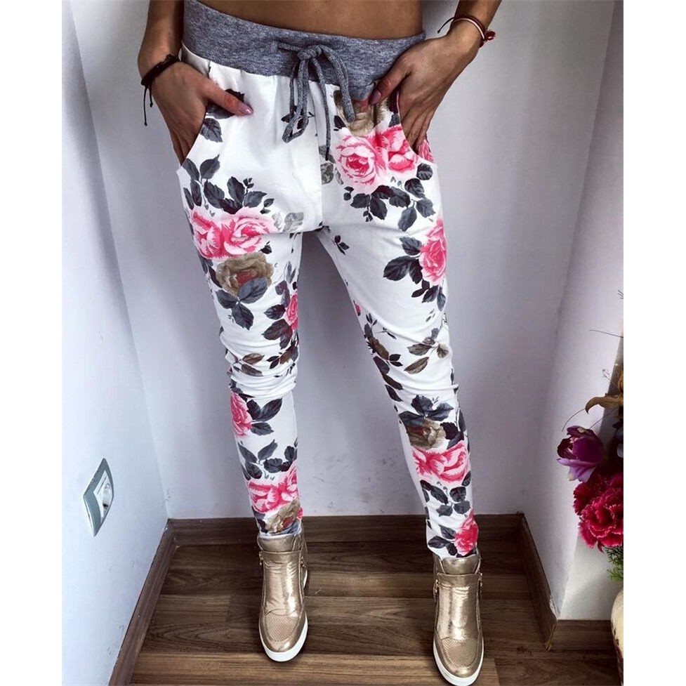 ☛☏❤2016 Womens Fashion Floral Printed Harem Pants Casual Pants Trousers Plus Size | BigBuy360 - bigbuy360.vn