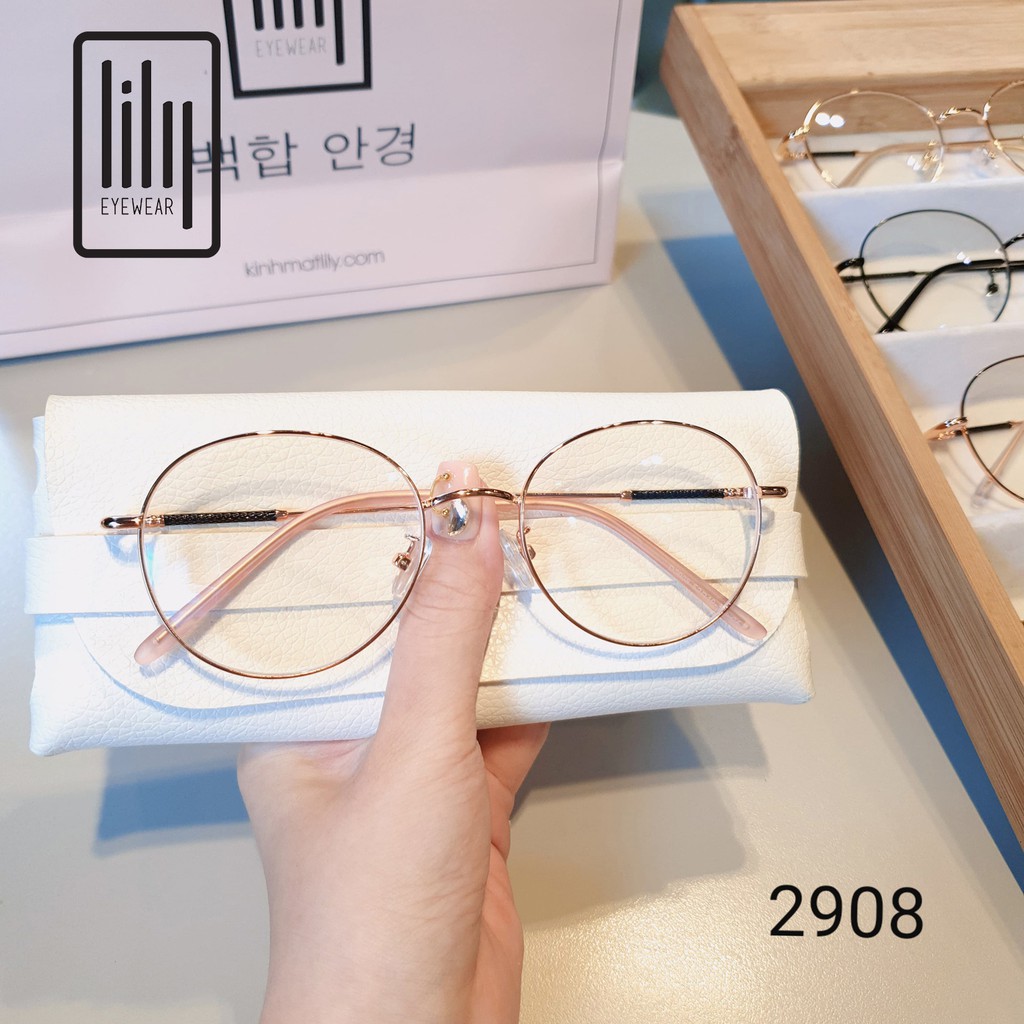 Gọng Kính Cận Kim Loại GK2908 - Gọng Kính Mắt Thời Trang