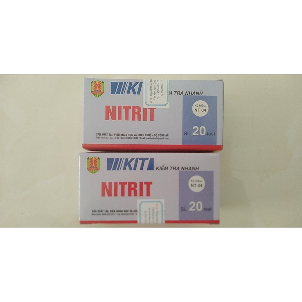 Test, Kit kiểm tra nhanh Nitrit NT04