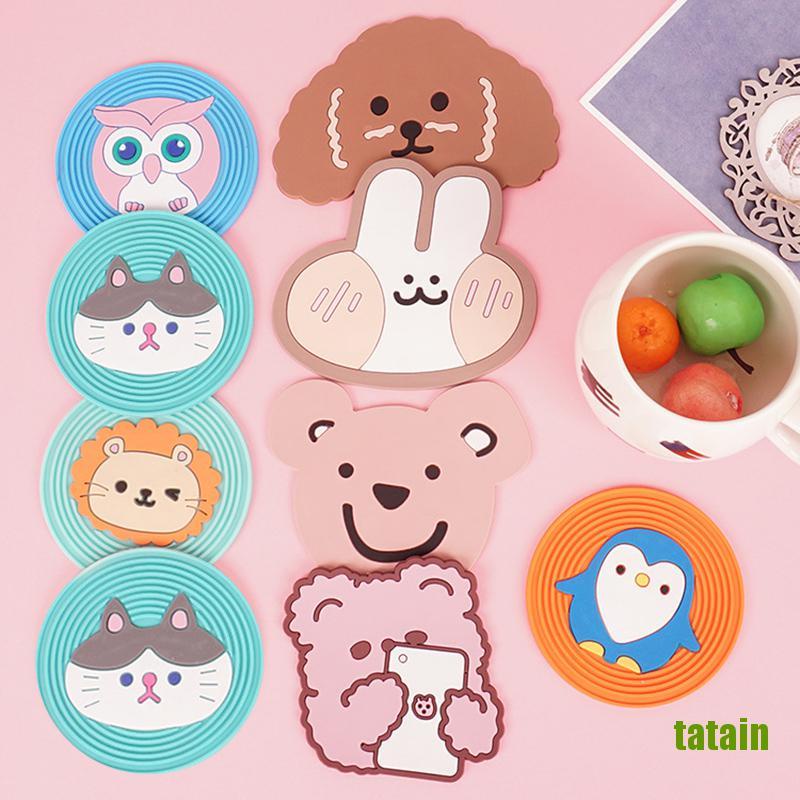 Tấm Lót Bàn Ăn Cách Nhiệt Chống Thấm Nước Chống Trượt Họa Tiết Dễ Thương