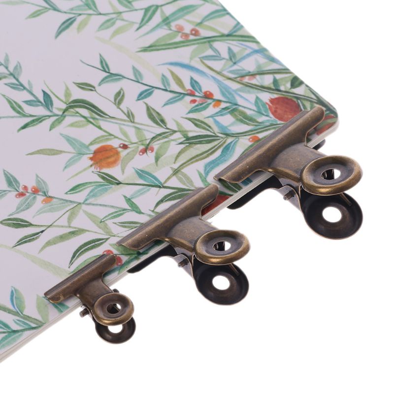 Set 6 kẹp giấy bằng thép không gỉ