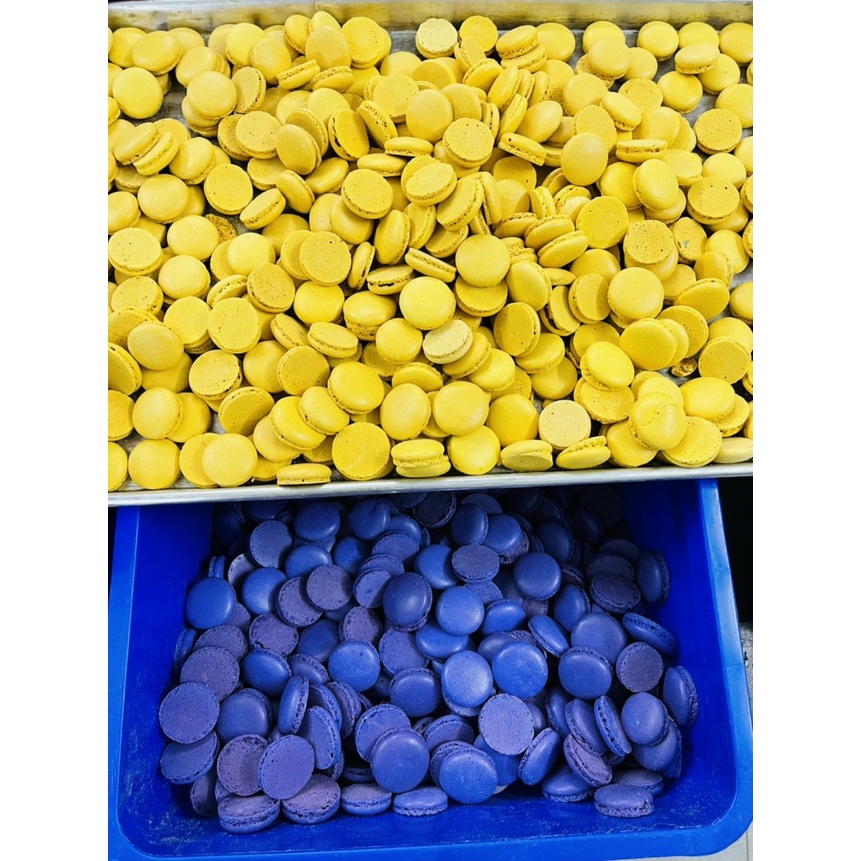Phụ kiện trang trí bánh sinh nhật, bánh kem - Vỉ bánh macaron 30 cặp size 4cm