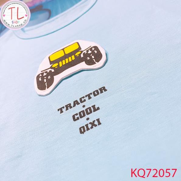 Thời trang trẻ em - Set bộ quần sọc áo hình xe ô tô cho bé - Quần áo bé trai - Bộ bé trai - Quần áo bé gái - Bộ bé gái