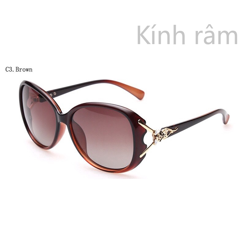 Kính mát phân cực thiết kế màu gradient cho phái nữ