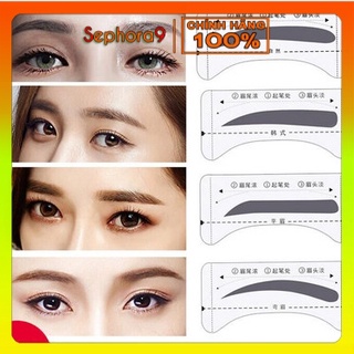 Combo 8 cặp Khuôn mày giấy dán 2 bên bán siêu chạy