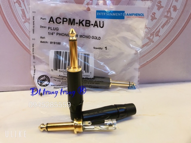 Jack 6 ly mono cao cấp amphenol