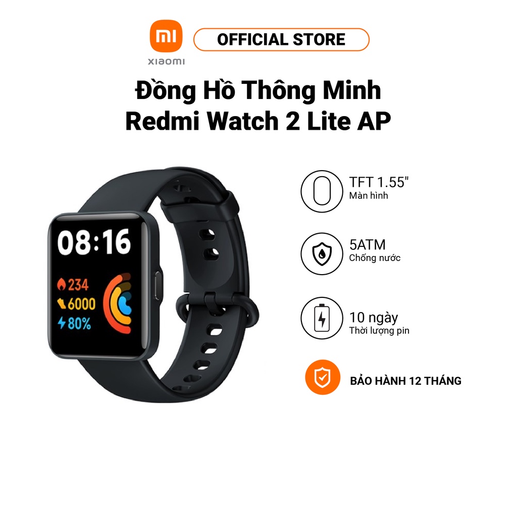 Đồng Hồ Thông Minh Xiaomi Redmi Watch 2 Lite