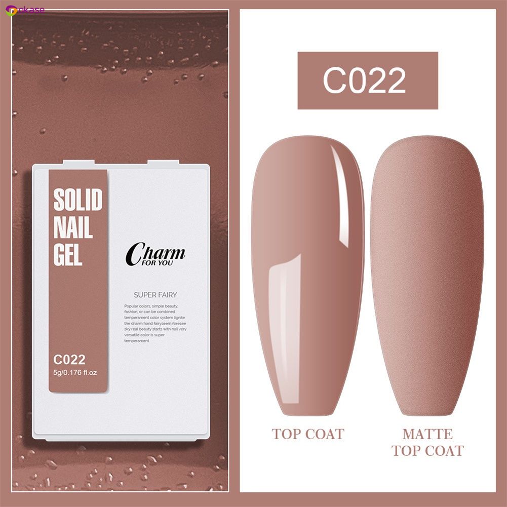 Sơn móng tay Gel charm2022 mới của Nhật Bản-phong cách rắn sơn móng tay màu sắc phổ biến kem rắn sơn keo cửa hàng làm móng tay chuyên dụng 5g bám móng