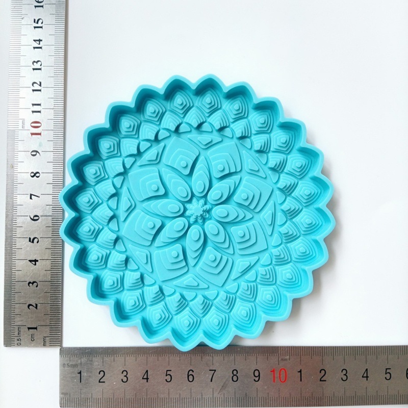 Khuôn silicone làm miếng lót ly resin epoxy DIY thủ công trang trí