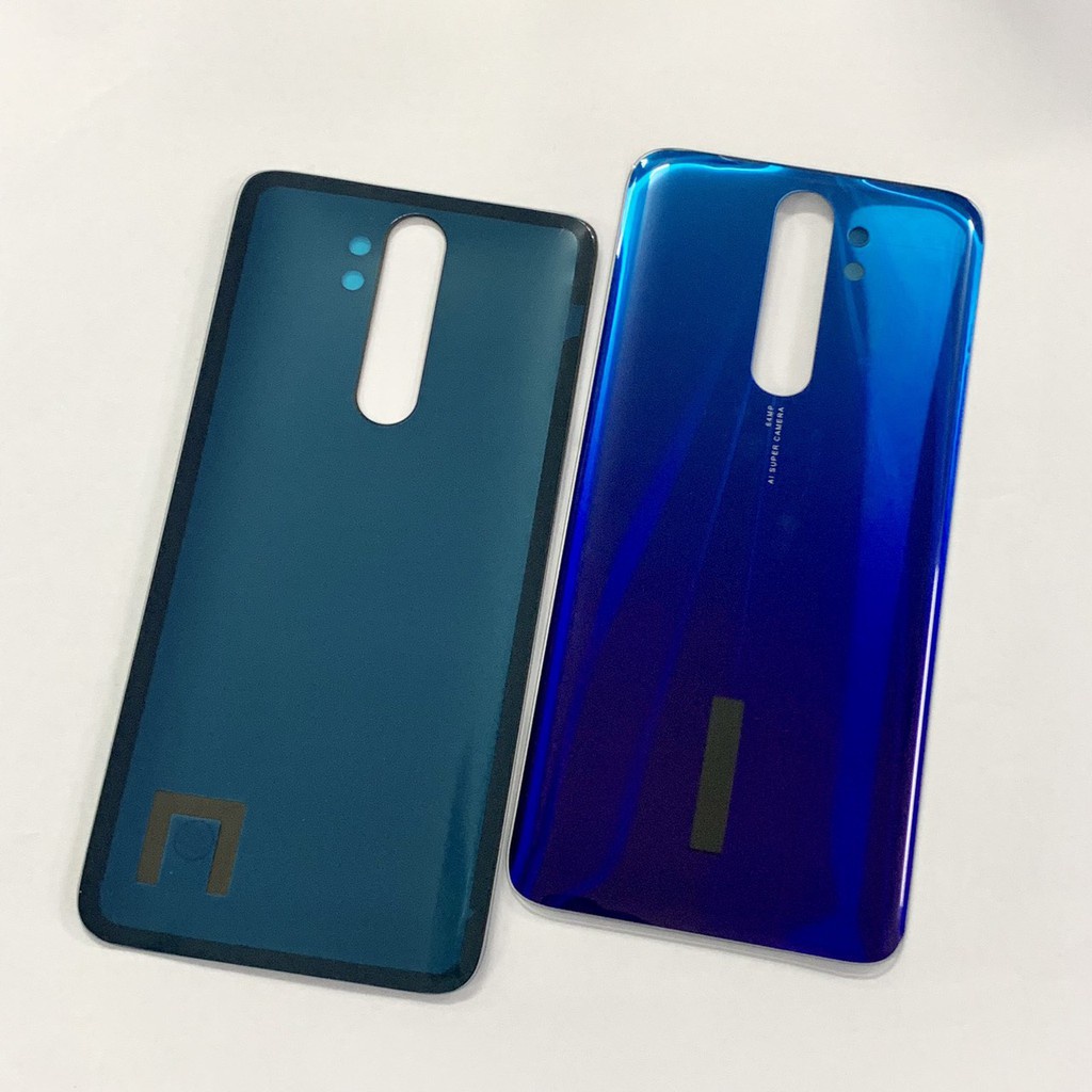 Nắp lưng Xiaomi Redmi Note 8 Pro  - Chất liệu kính - Tặng kèm keo