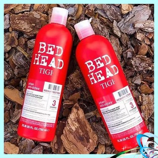 Dầu gội đầu / tigi / cặp dầu gội xả tigi đỏ mỹ 750ml