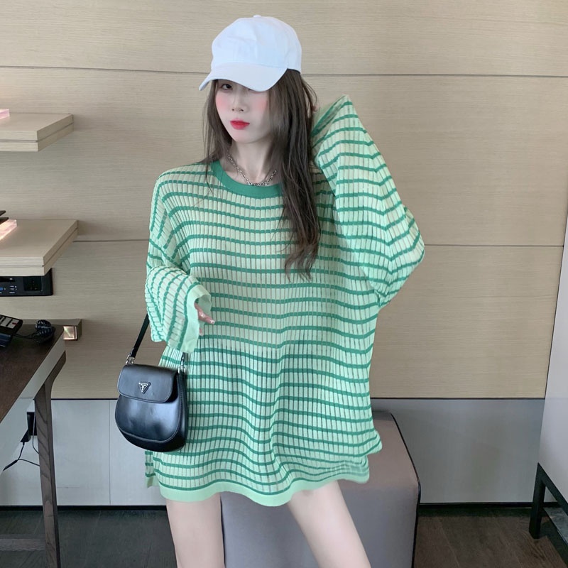 NRVP Áo Sweater Nữ Dài Tay Phong Cách Hàn Quốc 2023