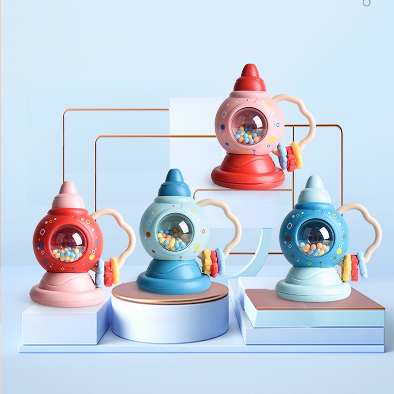 Đồ chơi lục lạc nhiều màu sắc hình chiếc loa/đàn guitar/búa cát nhiều màu sắc