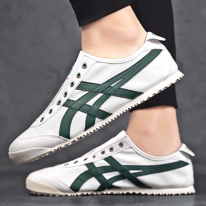 ONITSUKA TIGER Giày Vải Canvas Thoáng Hơi Thời Trang Phong Cách Hàn Quốc Cho Nam