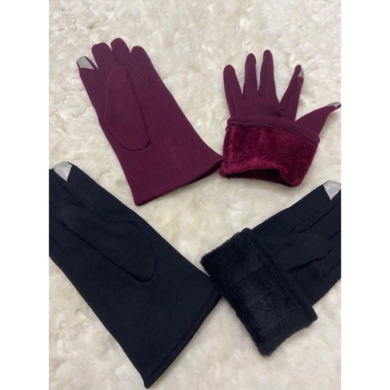 Găng tay muji nữ lót lông
