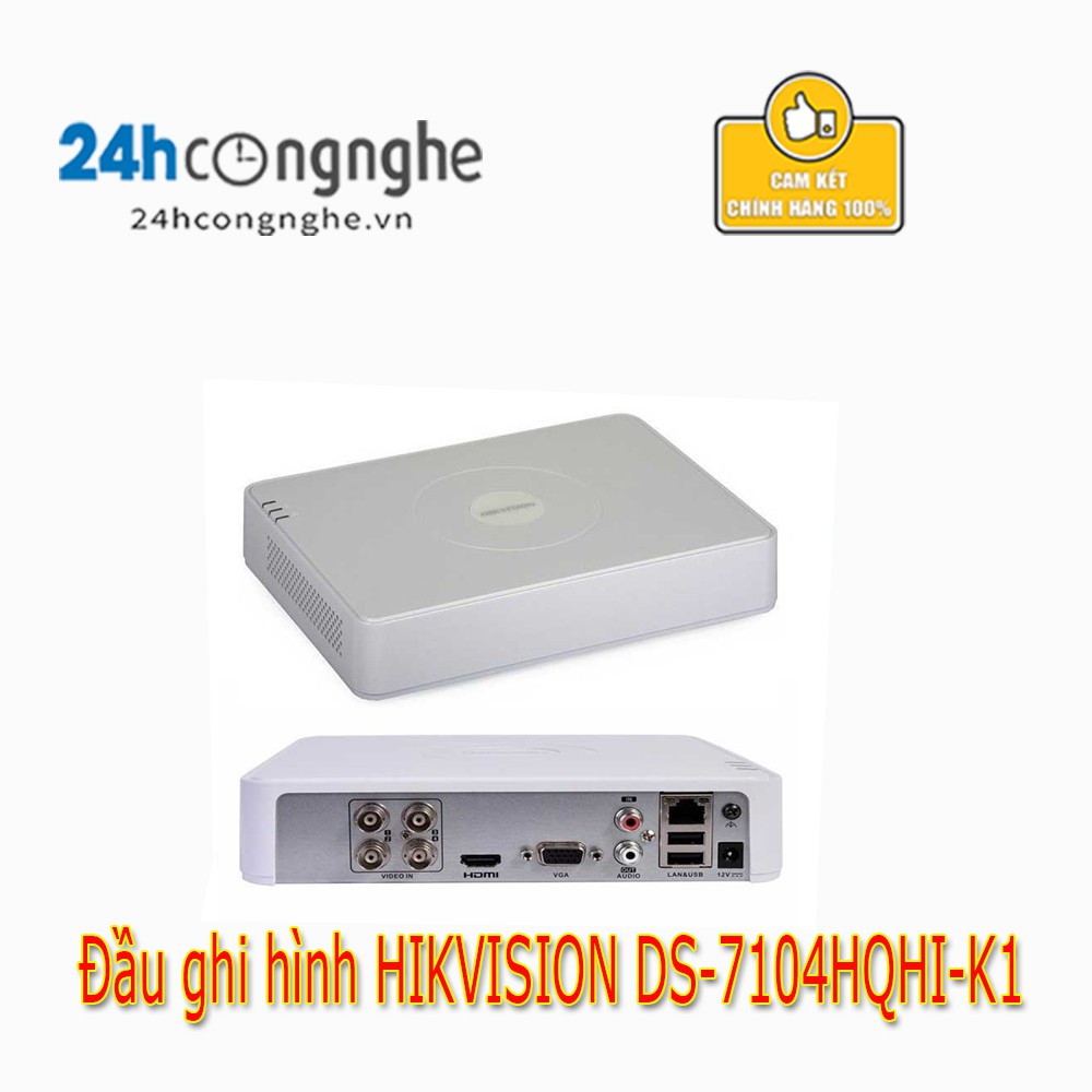 ĐẦU GHI DS-7104HQHI-K1 (TURBO 4.0 3Mpx) Chính Hãng