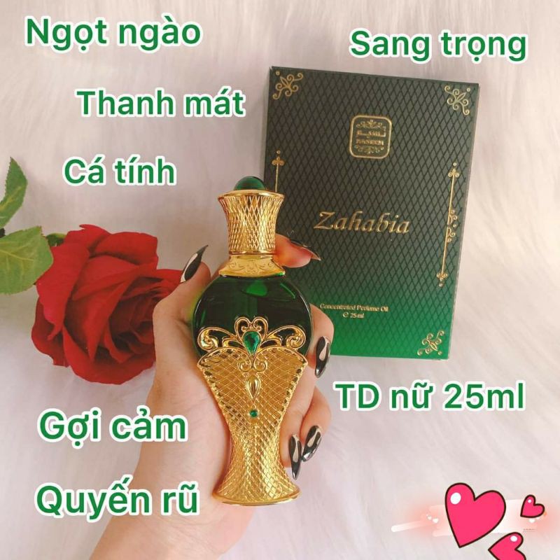 [HÀNG_ĐỘC]❤ Tinh dầu nội địa dubai ZAHABIA