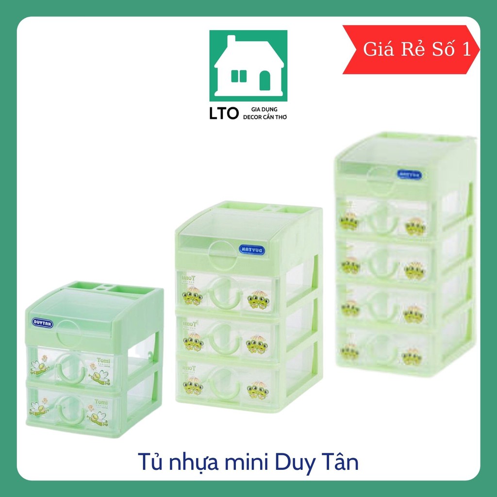 Tủ Ba Ngăn Duy Tân Tủ Mini Đựng Trang Sức Mỹ Phẫm Siêu Bền