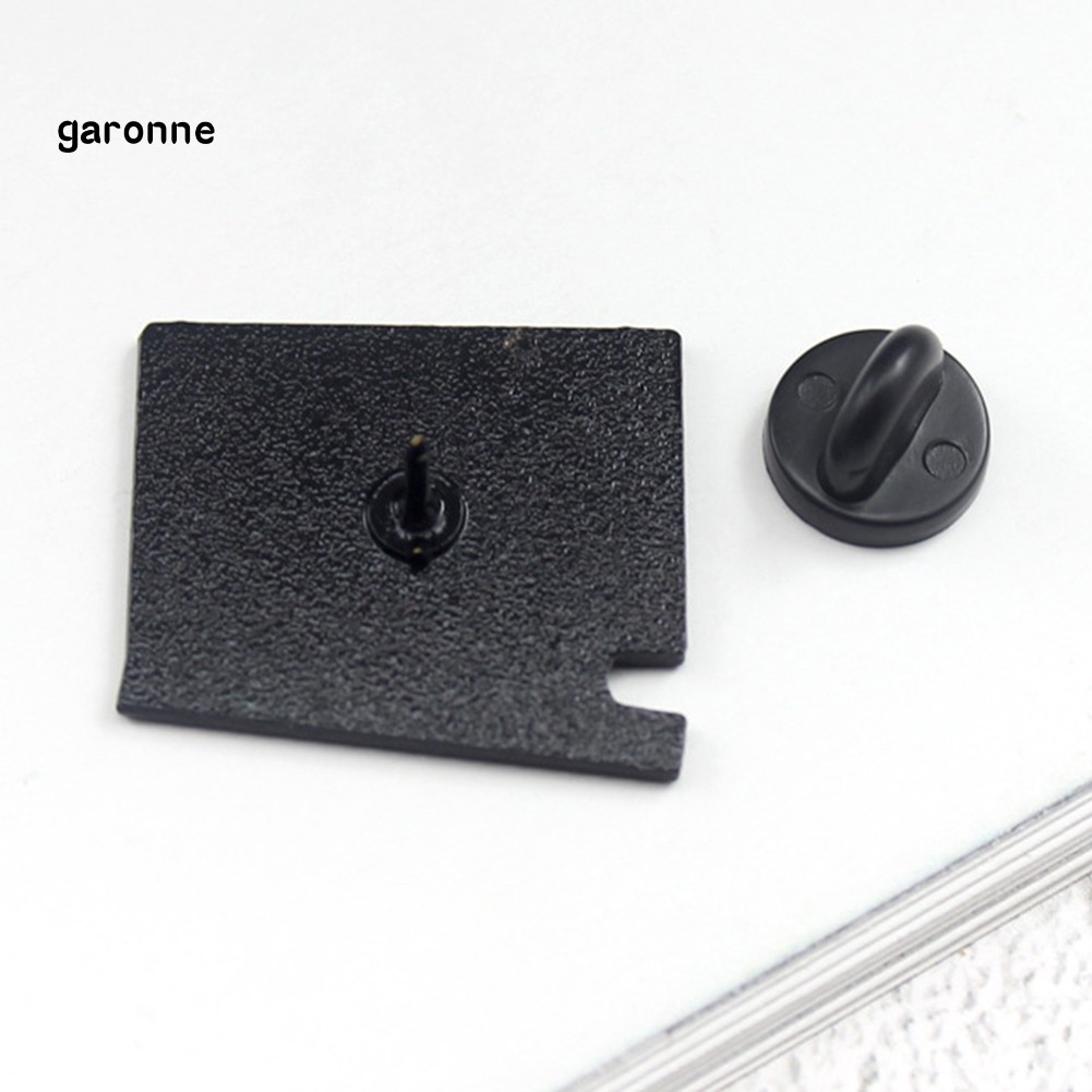 Ghim cài áo tráng men sáng tạo họa tiết bảng dập quay phim trang trí đồ denim
