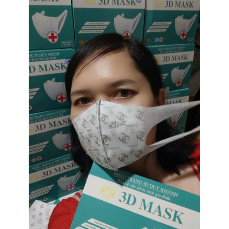 Khẩu Trang 3D MASK Duy Khánh Hoạ Tiết | BigBuy360 - bigbuy360.vn