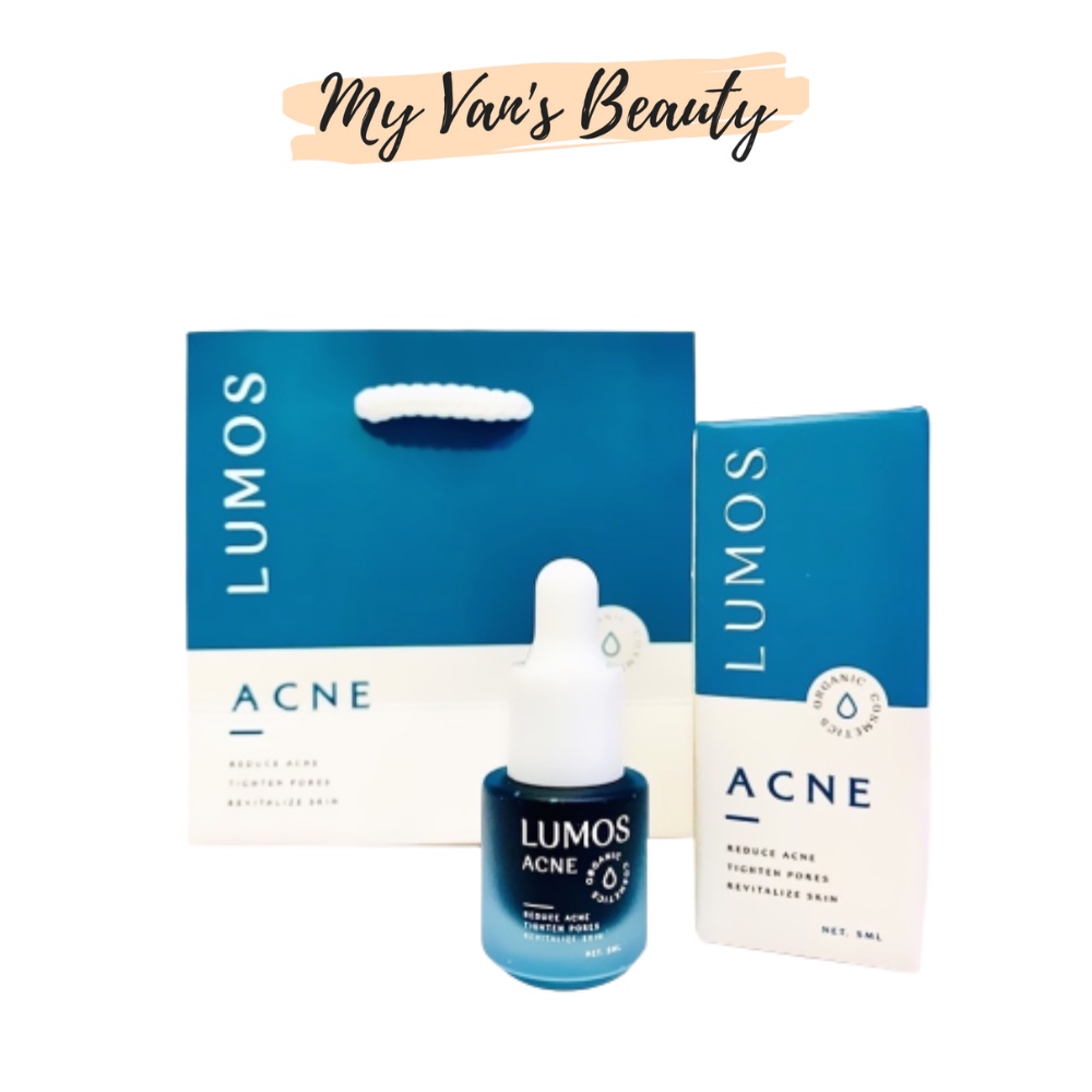 Serum thảo dược LUMOS ACNE loại bỏ mụn, làm mờ thâm, thu nhỏ lỗ chân lông - MY VANS BEAUTY