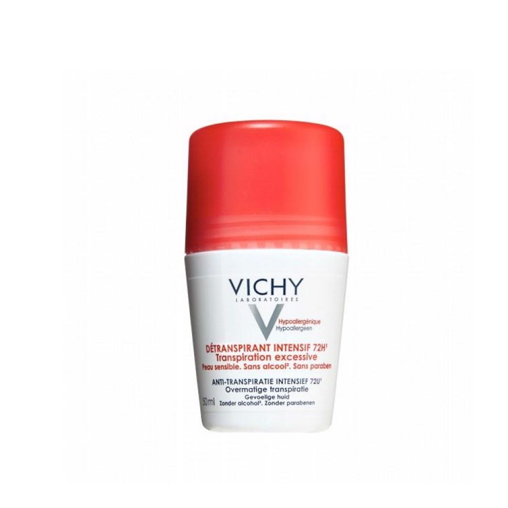 LĂN GIÚP KHÔ THOÁNG VÙNG DA DƯỚI CÁNH TAY VICHY DÉTRANSPIRANT INTENSIF 72H TRANSPIRATION EXCESSIVE 50ML - 9555