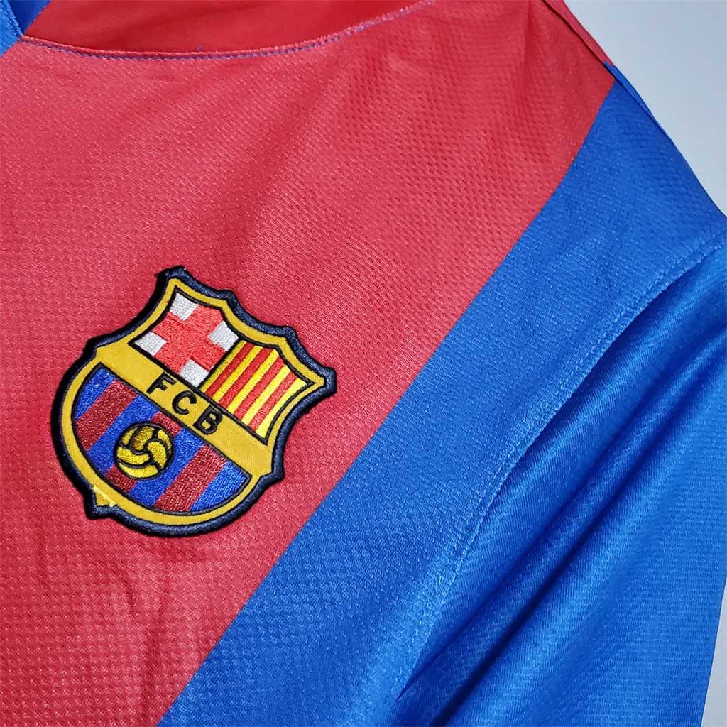 Áo Bóng Đá Đội Tuyển Barcelona 06-07 Phong Cách Retro