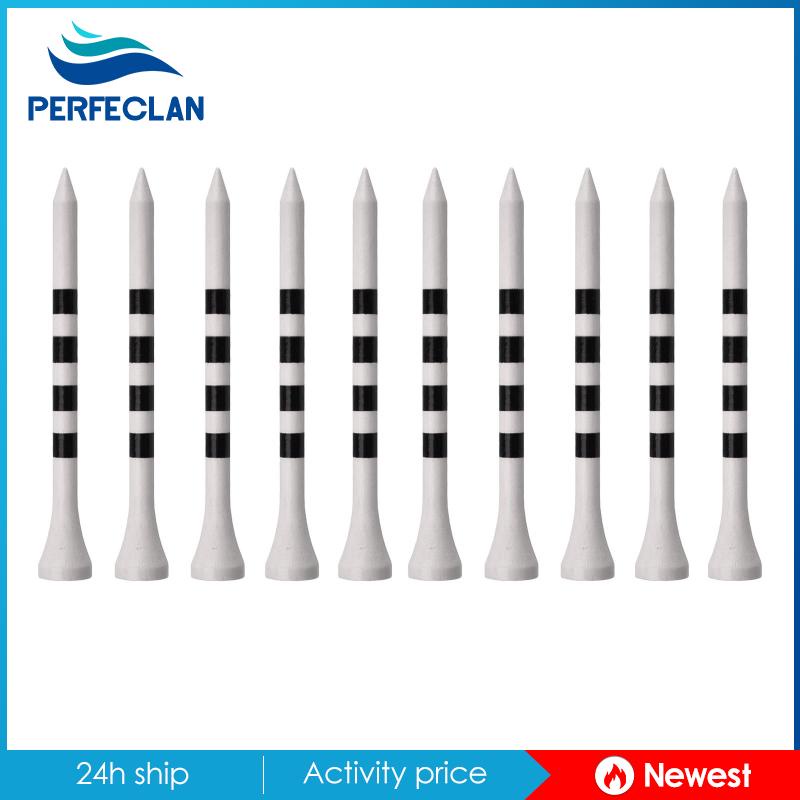 Bộ 100 Phụ Kiện Đánh Golf Bằng Tre Màu Trắng 70mm