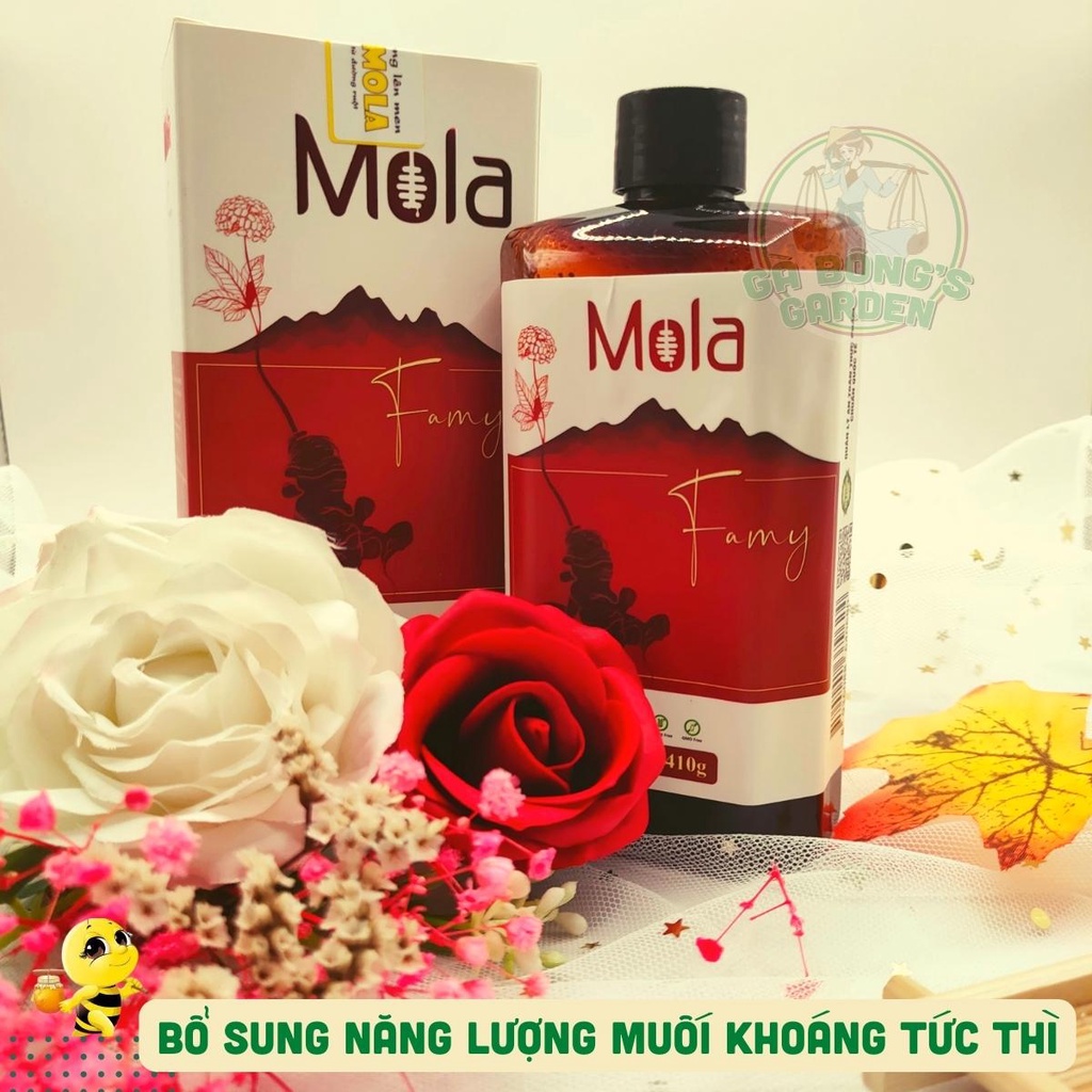 Mật Ong Lên Men Mola Fami Tăng Đề Kháng Thải Độc Cơ Thể Hộp 410gr