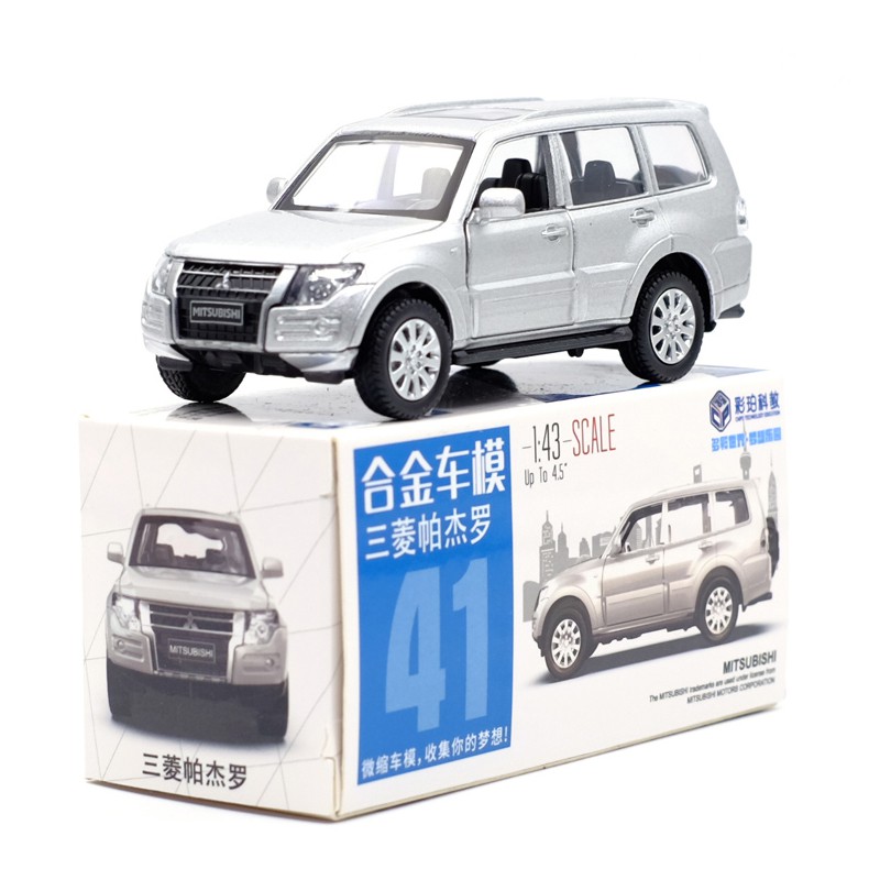Caipo Mitsubishi Pajero Hợp Kim Xe Mô Hình Xe Địa Hình 1: 43 Kéo Lại Mở Cửa Bé Trai Trẻ Em Đồ Chơi Hợp Kim Trang Trí Xe Bộ Sưu Tập Đồ Trang Trí Quà Tặng Sinh Nhật