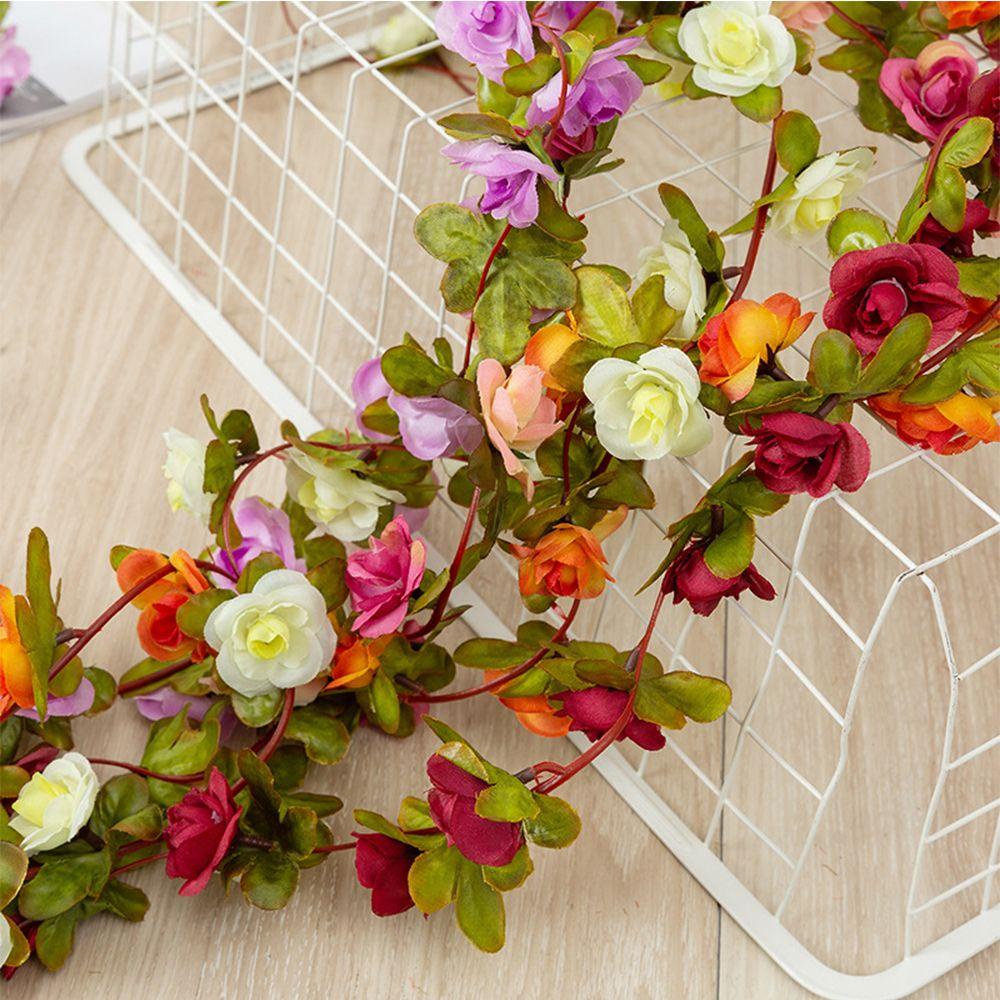 Dây Hoa Hồng Giả 45 Bông Trang Trí Chất Lượng Cao