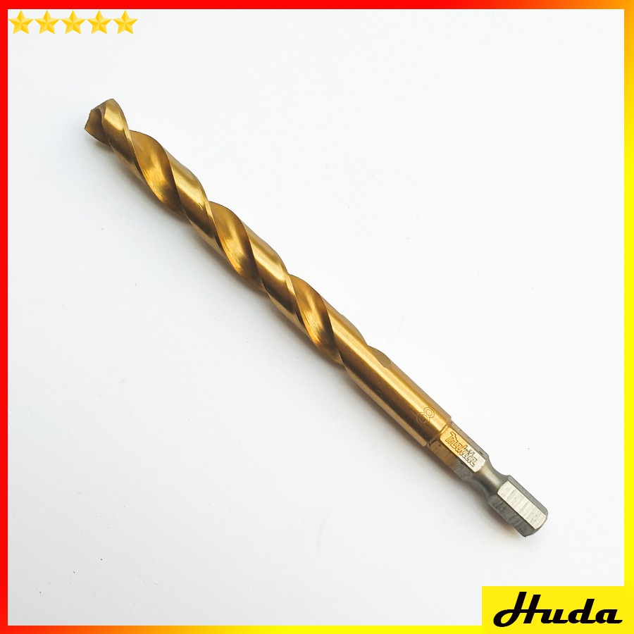 Mũi khoan sắt phủ Titan từ 8mm-12mm chân lục giác NZ Makita