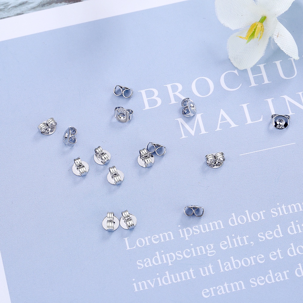 Combo 3 Đôi Chốt Khuyên Tai Chốt Bạc CHốt Bông Tai - BaoNgocJewelry