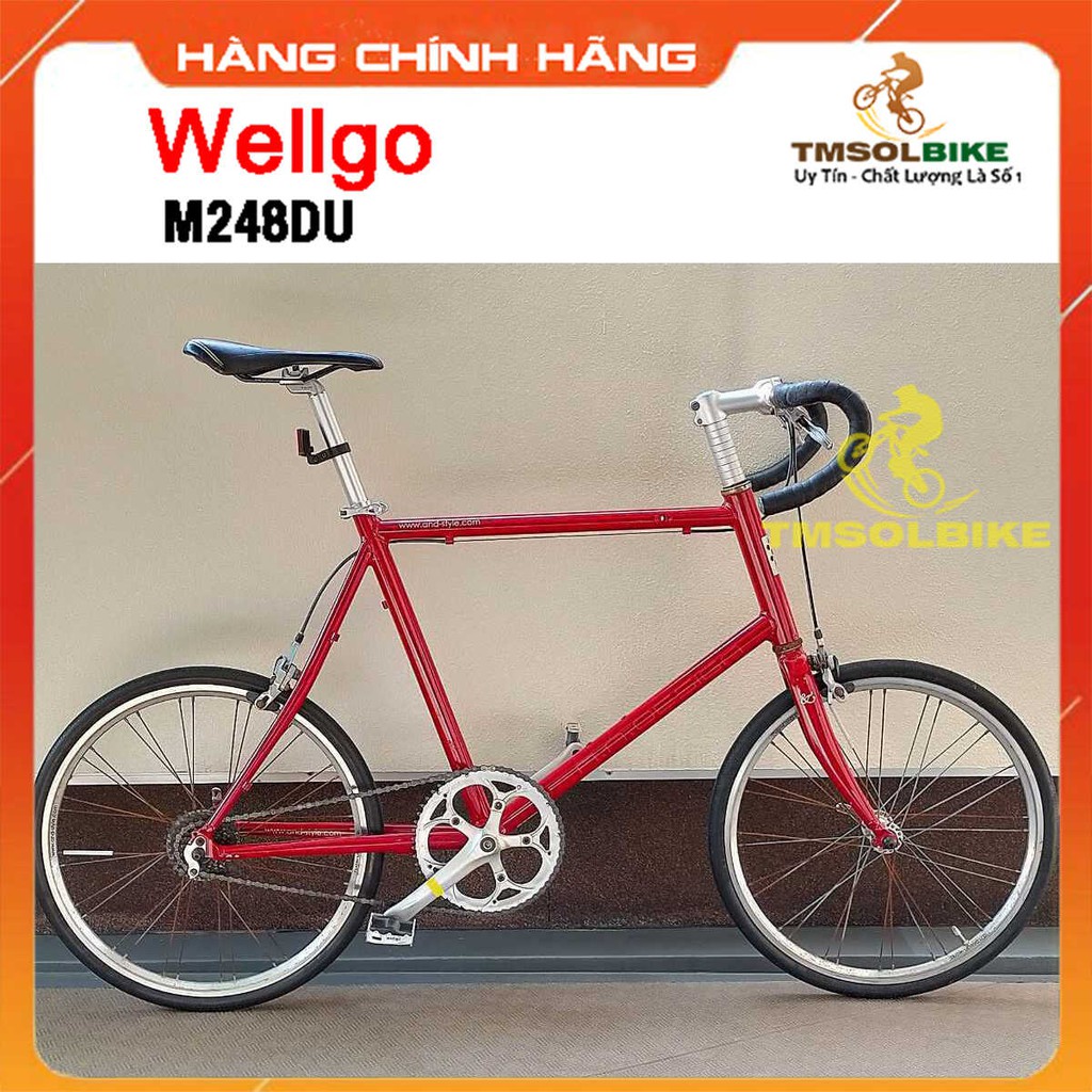 Cặp Pedan Bàn Đạp Xe Đạp Hợp Kim Nhôm Cao Cấp Siêu Nhẹ Chống Truợt WELLGO – Hàng Chính Hãng