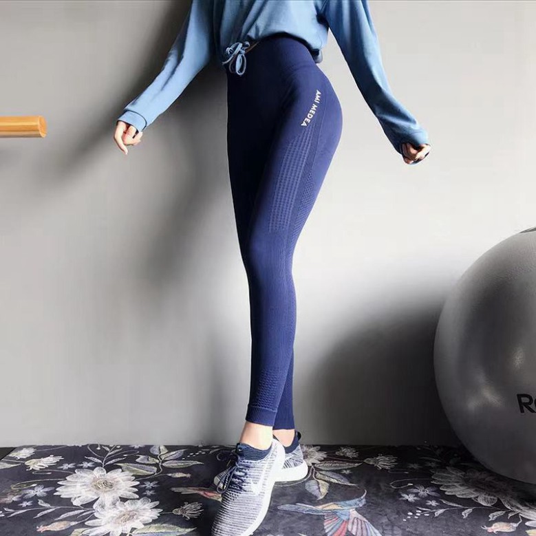 Quần tập gym cho nữ - Quần legging tôn dáng phong cách hàng quảng châu cao cấp (QT16)